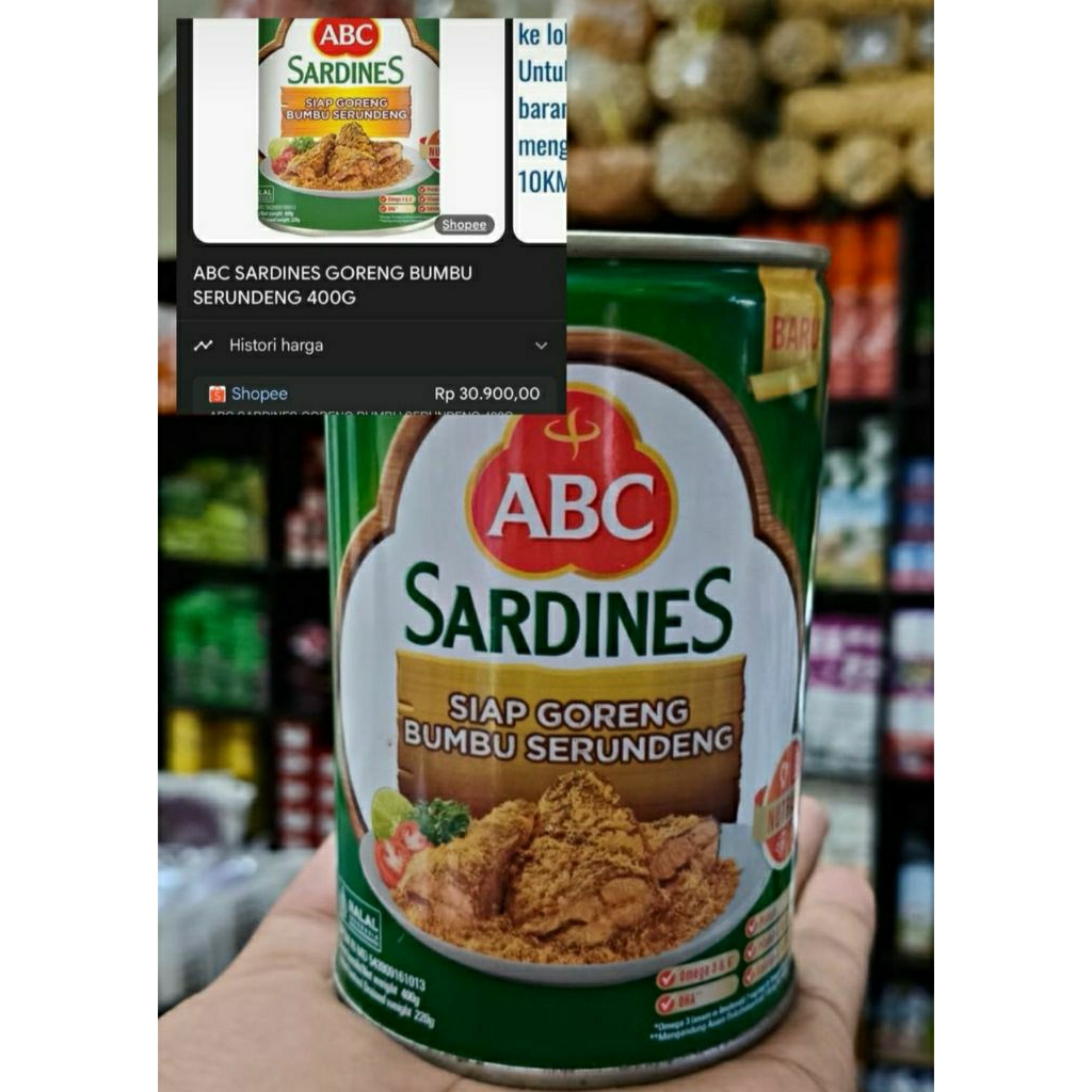

ABC sardines bumbu serundeng 400g