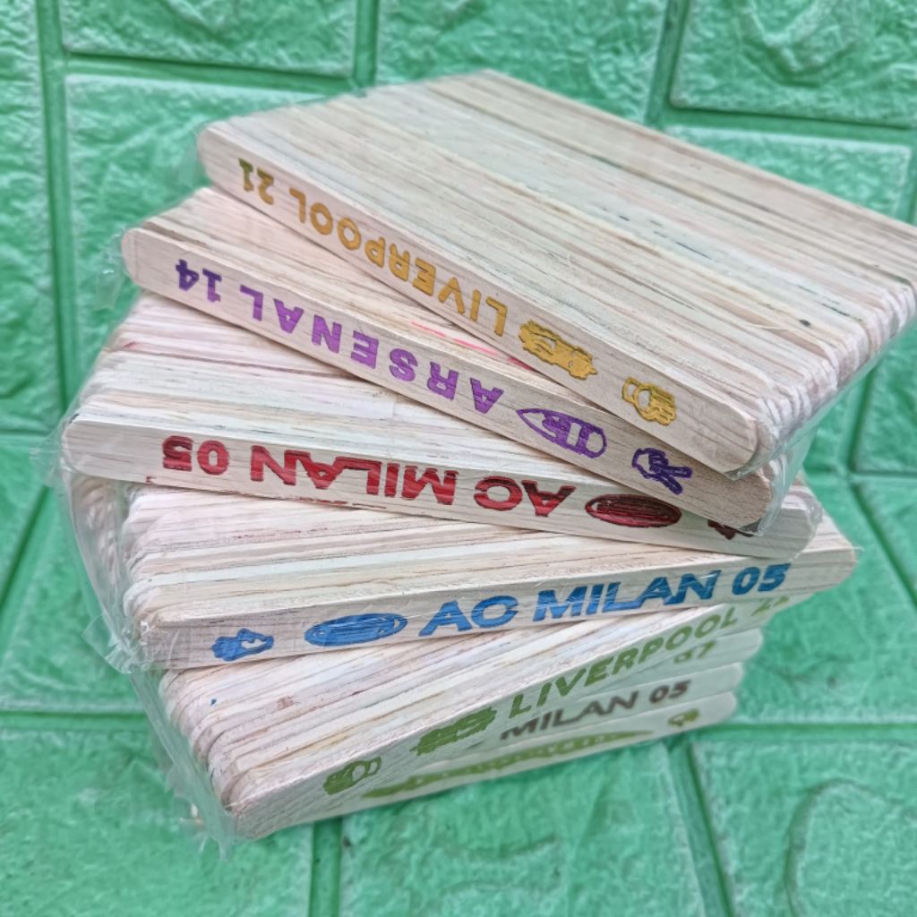 Mainan Jadul Stik Gebrak Gambar Stick Kerajinan  -+47pcs