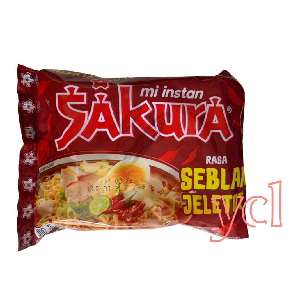 

Mie Instant Sakura Goreng Paket 3 / 5 / 10 Pcs