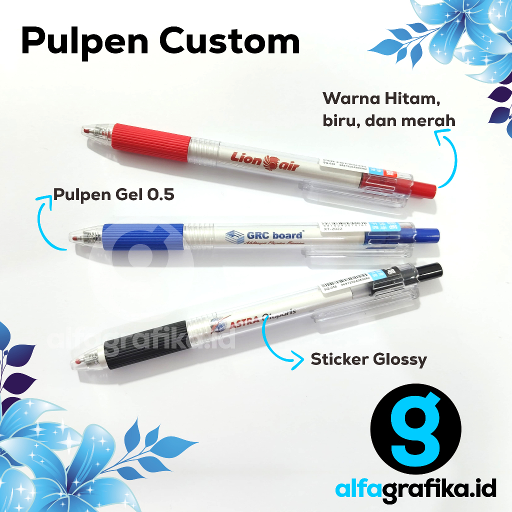 

[Termurah] Pulpen mekanik Custom Logo Tulisan | Bolpoin Promosi Souvenir Ekonomis | Cetak Ballpoint | Pena Lucu Pernikahan Warna Warni