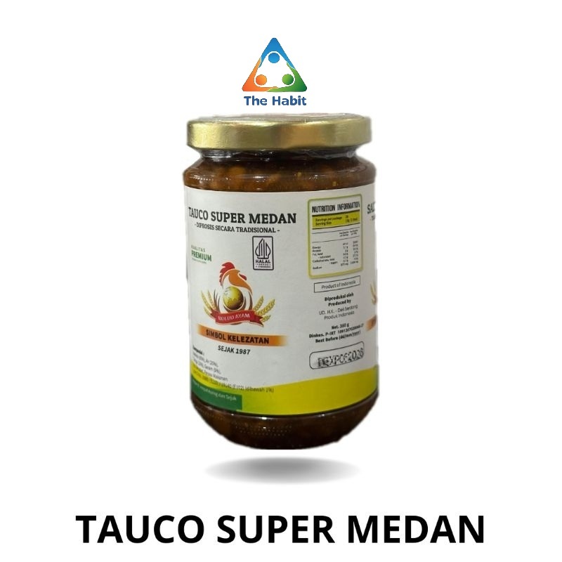 

(The Habit) Tauco Super Medan Premium cap Ayam 350gram