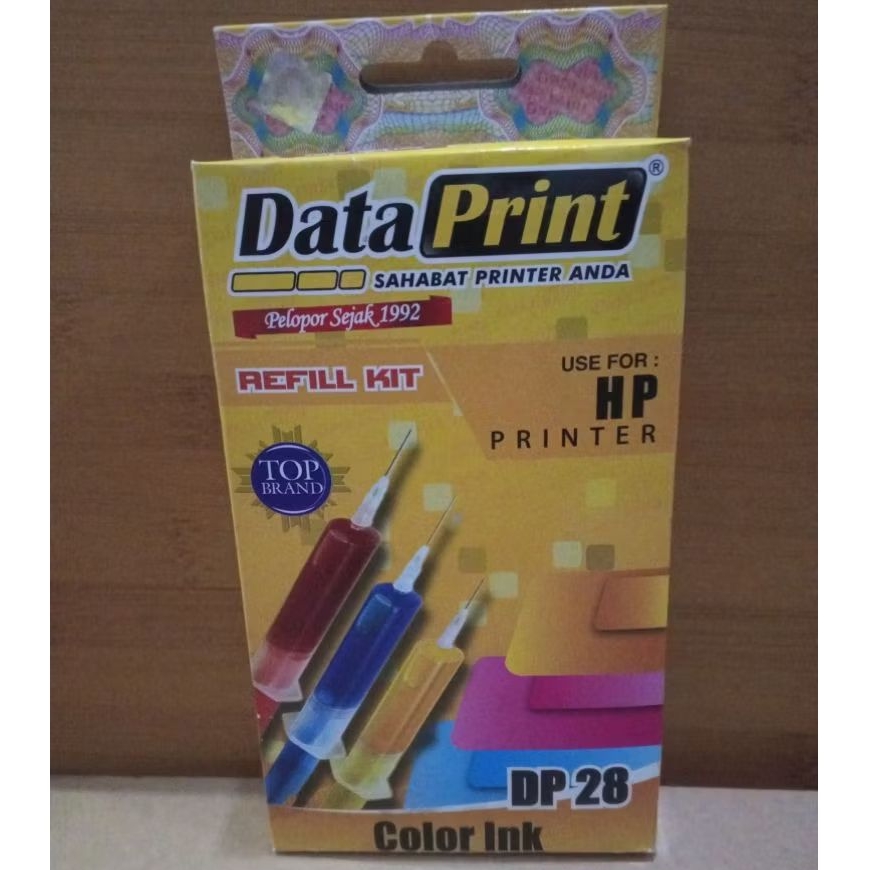 tinta refill DATA PRINT untuk cartridge HP