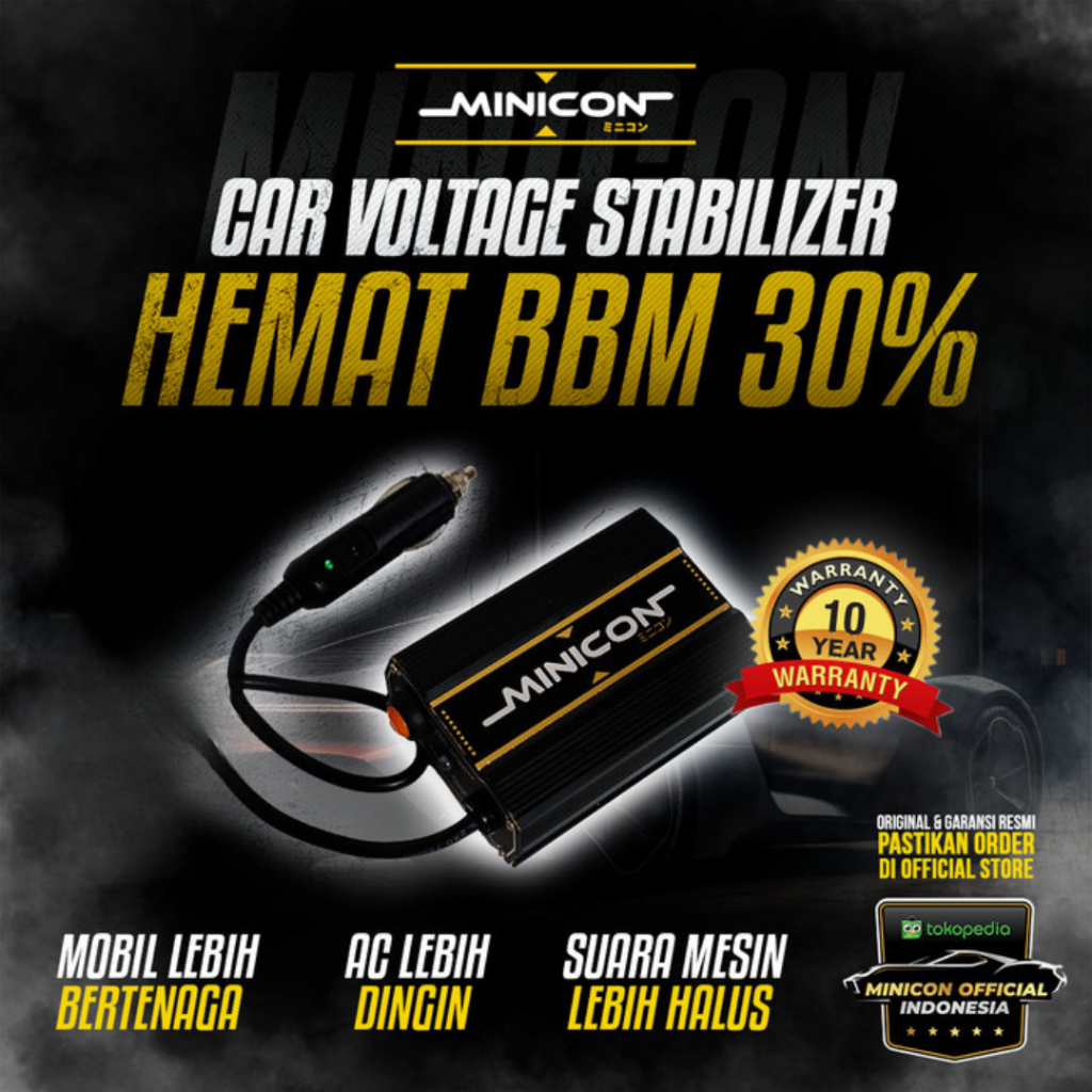 Penghemat Bensin BBM MOBIL - Voltage Stabilizer Mobil - Minicon