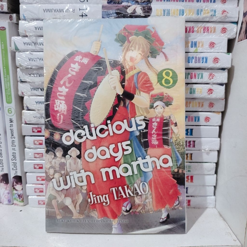 komik delicious days with martha vol 8 segel