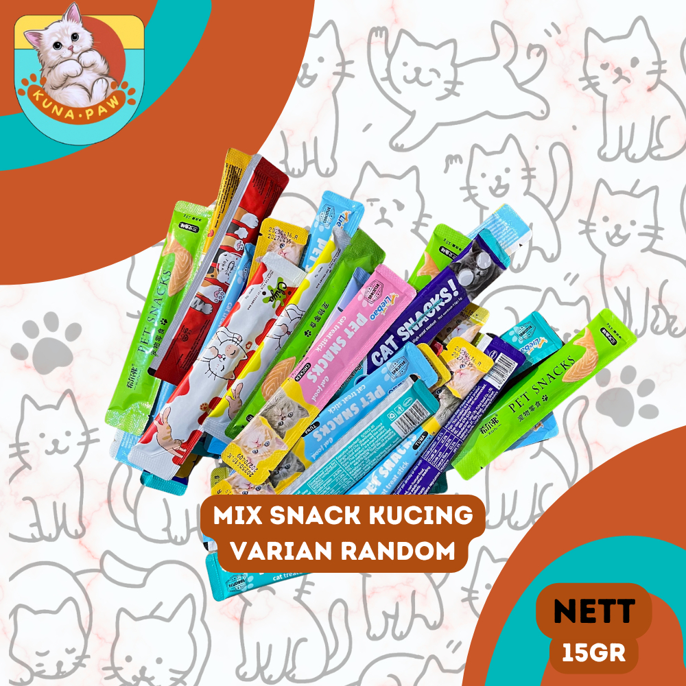 Mix Snack Kucing - Snack Kucing Murah Random Makanan Kucing Basah