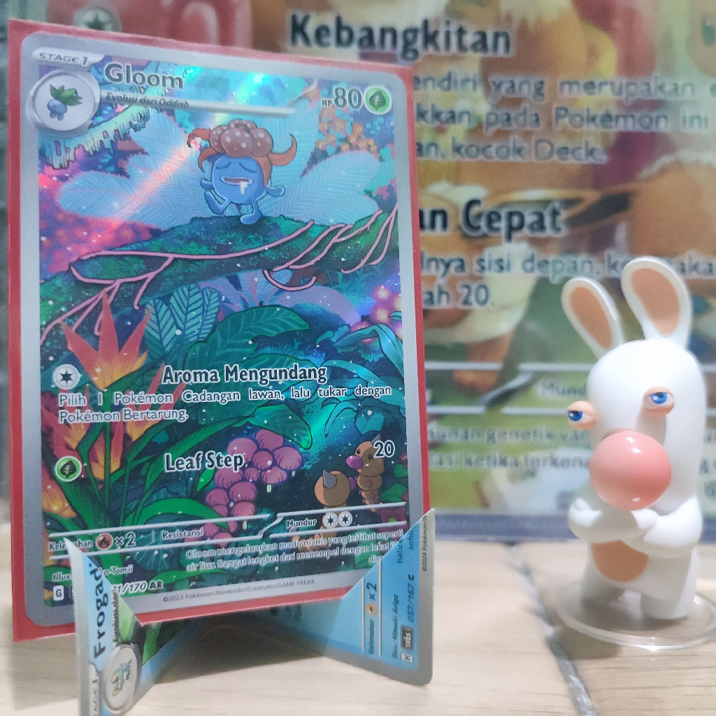 GLOOM AR sv3s KILAT HITAM  171/170 AR  Pokemon TCG Card Bahasa Indonesia  SUDAH TERMASUK TOPLOADER