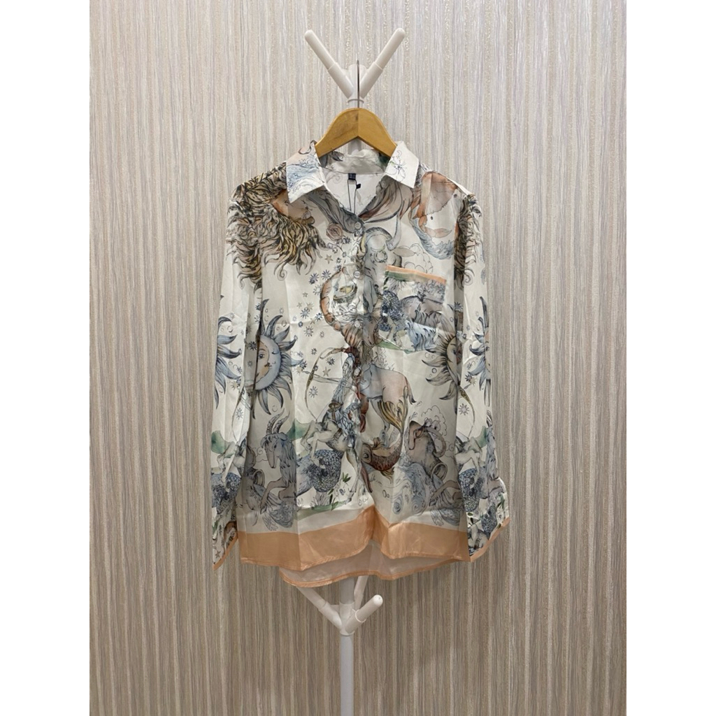 kemeja wanita zara import