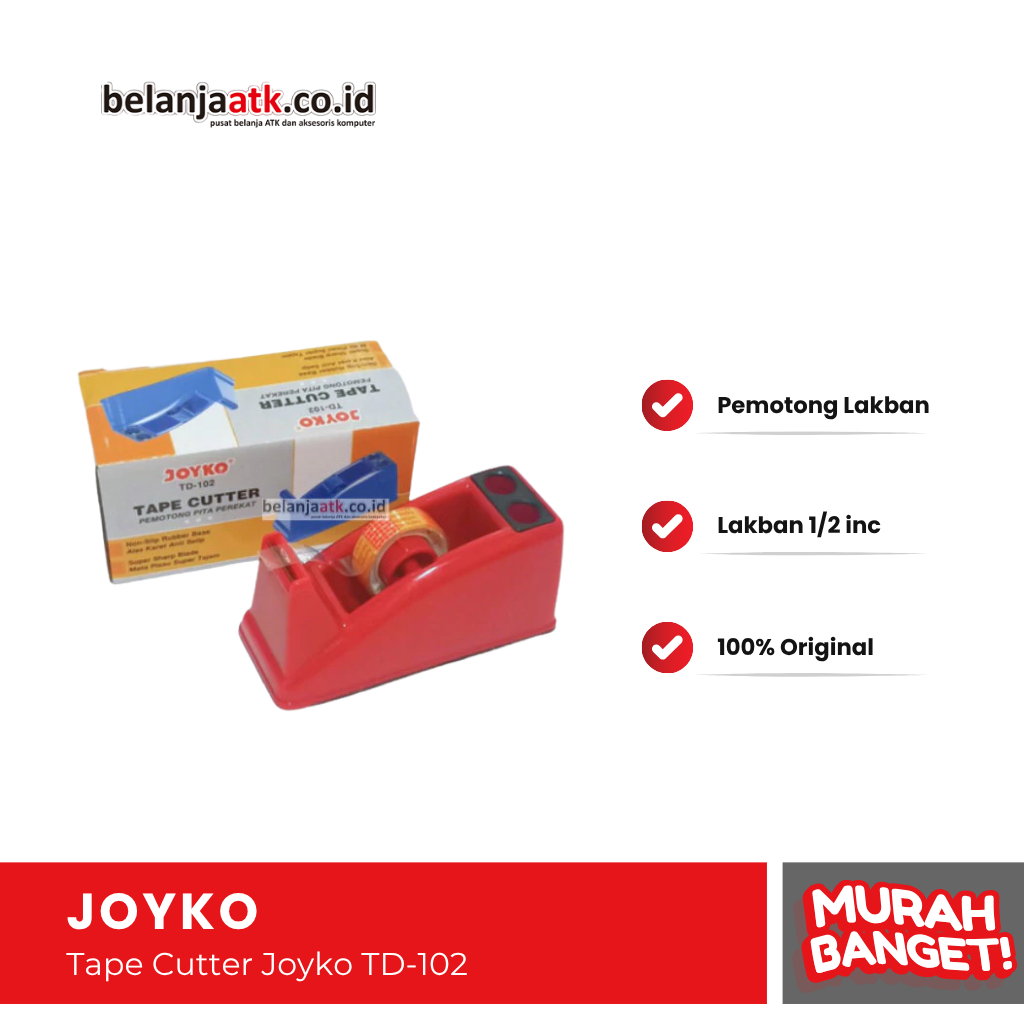 

Tape Cutter Joyko TD-102 / Pemotong Lakban
