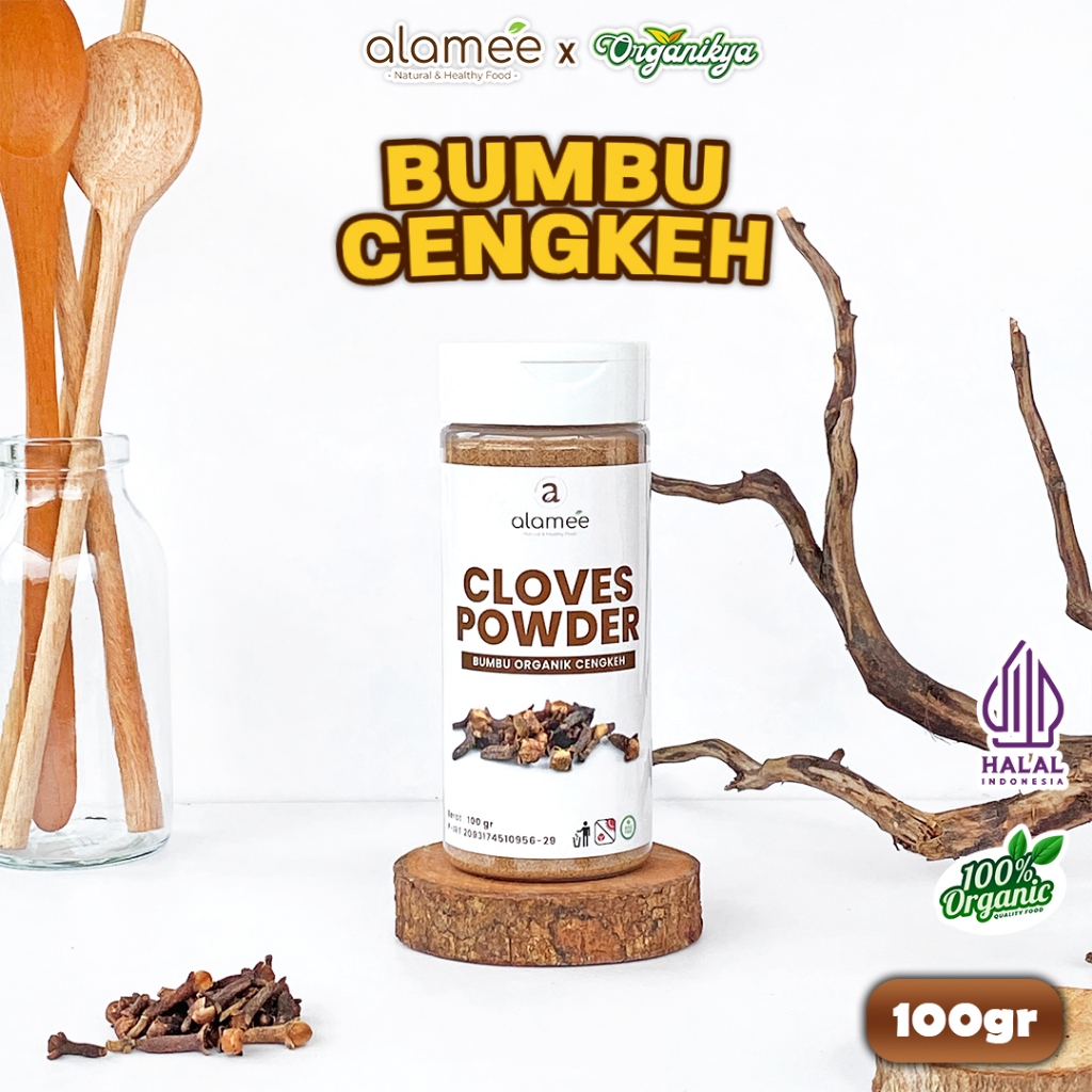 

ALAMEE Cengkeh Bubuk Clove Powder Ground Spice Murni Asli Tanpa Campuran 100g Tabur organikya