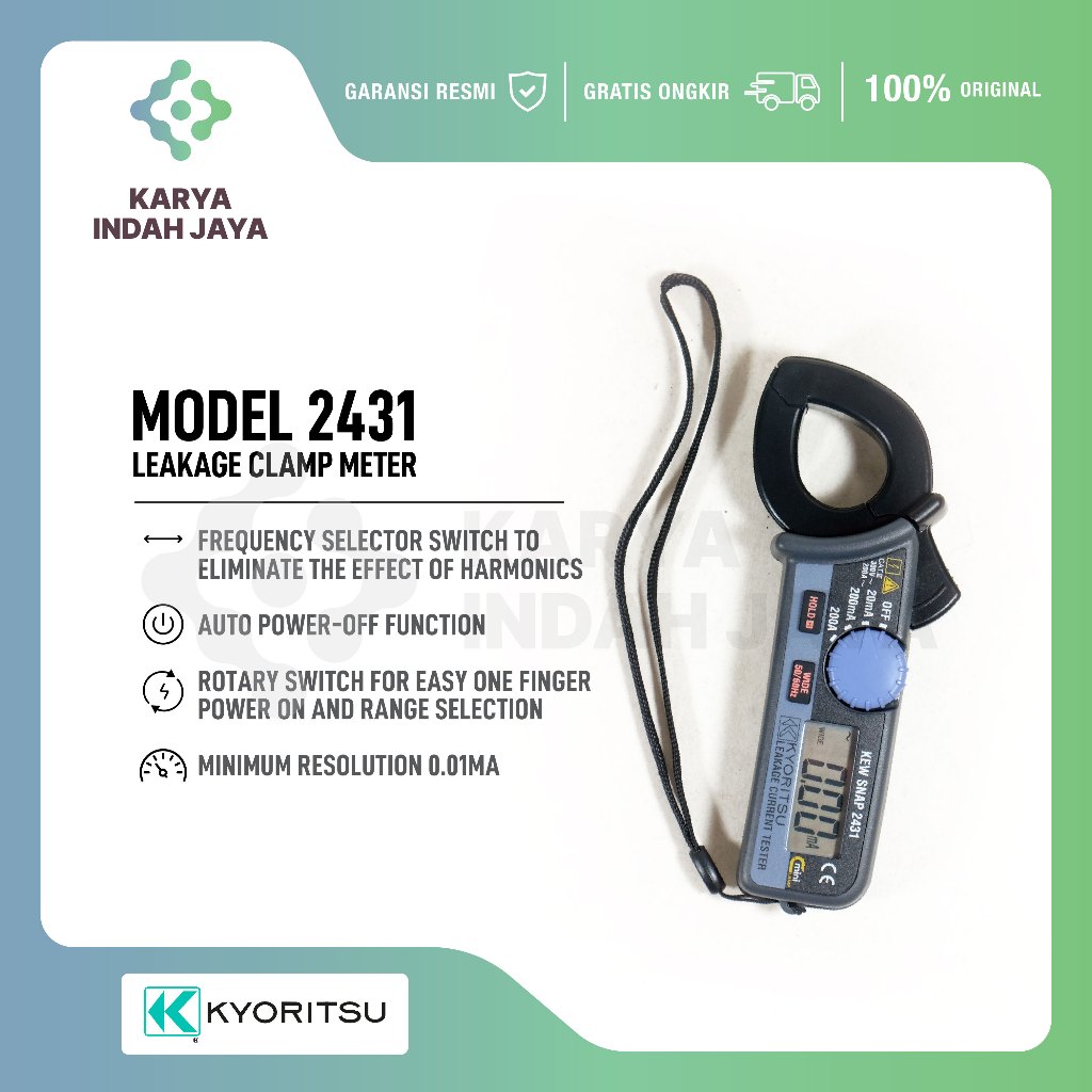 Kyoritsu Leakage Clamp Meter 2431