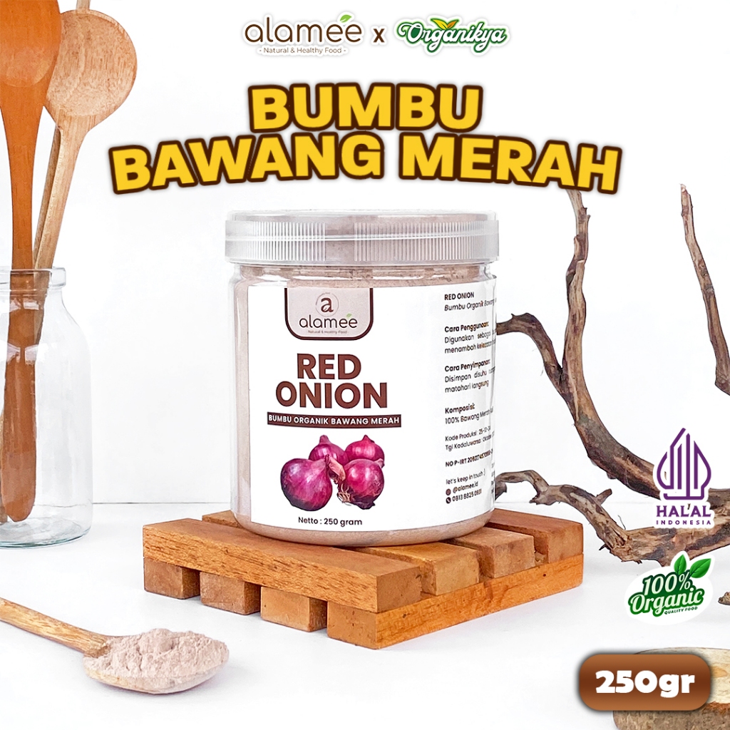 

Bumbu Bawang Merah Bubuk Red Onion Powder Masak Dapur Organik ALAMEE organikya