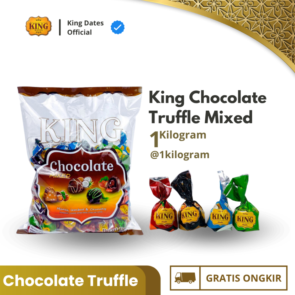 

Chocolate King Dates Truffle Mixed 1kg