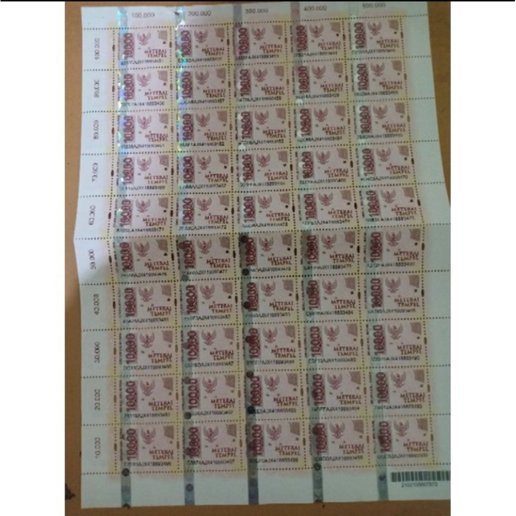 

Materai 10000 1Keping