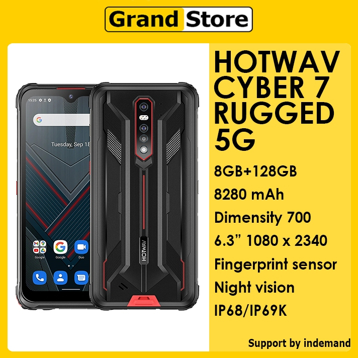 HOTWAV CYBER 7 5G Global Version Waterproof Android 11.0 Smartphone