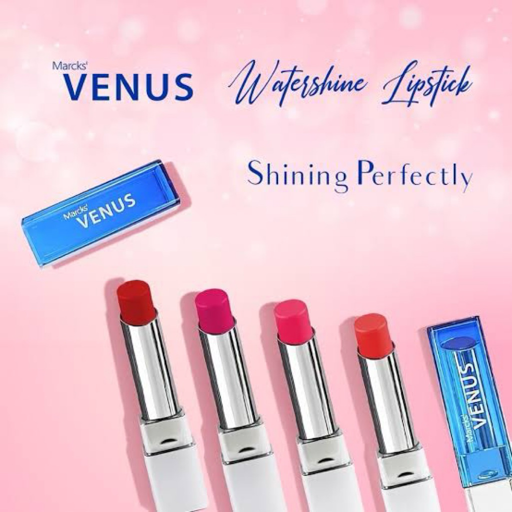 venus watershine lipstik original