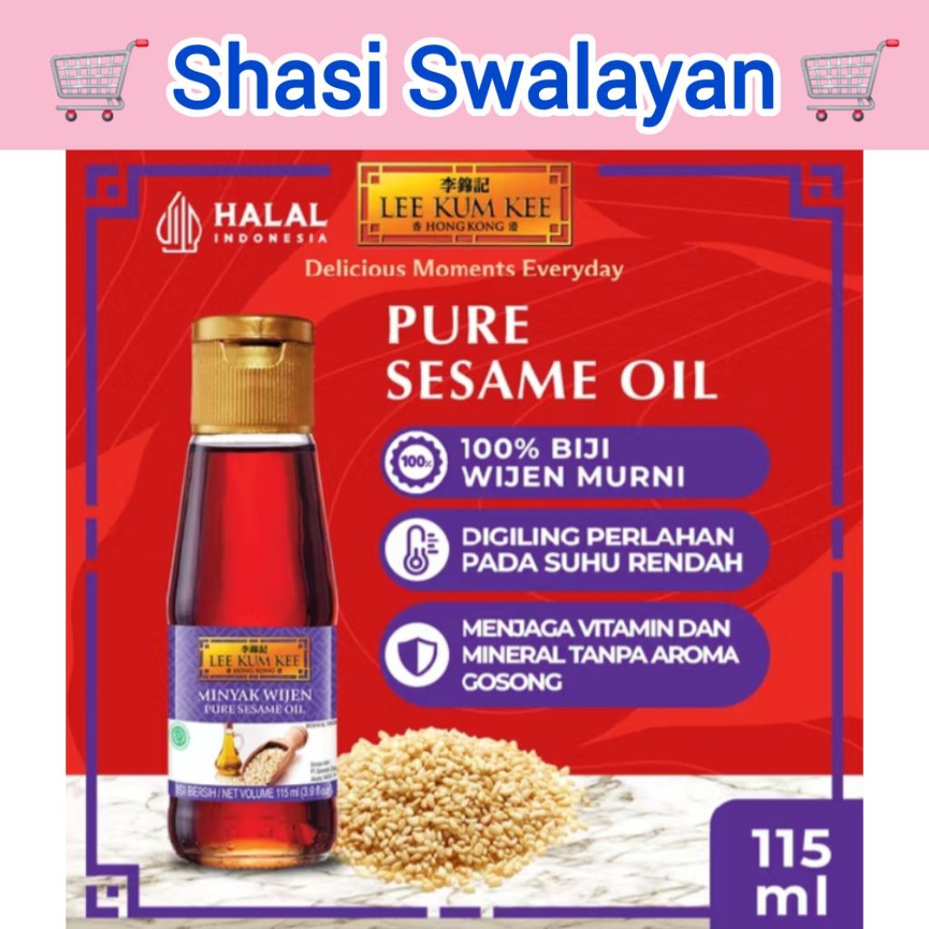 

LEE KUM KEE 115 Ml / 207 Ml - Minyak Wijen Murni Pure Sesame Oil