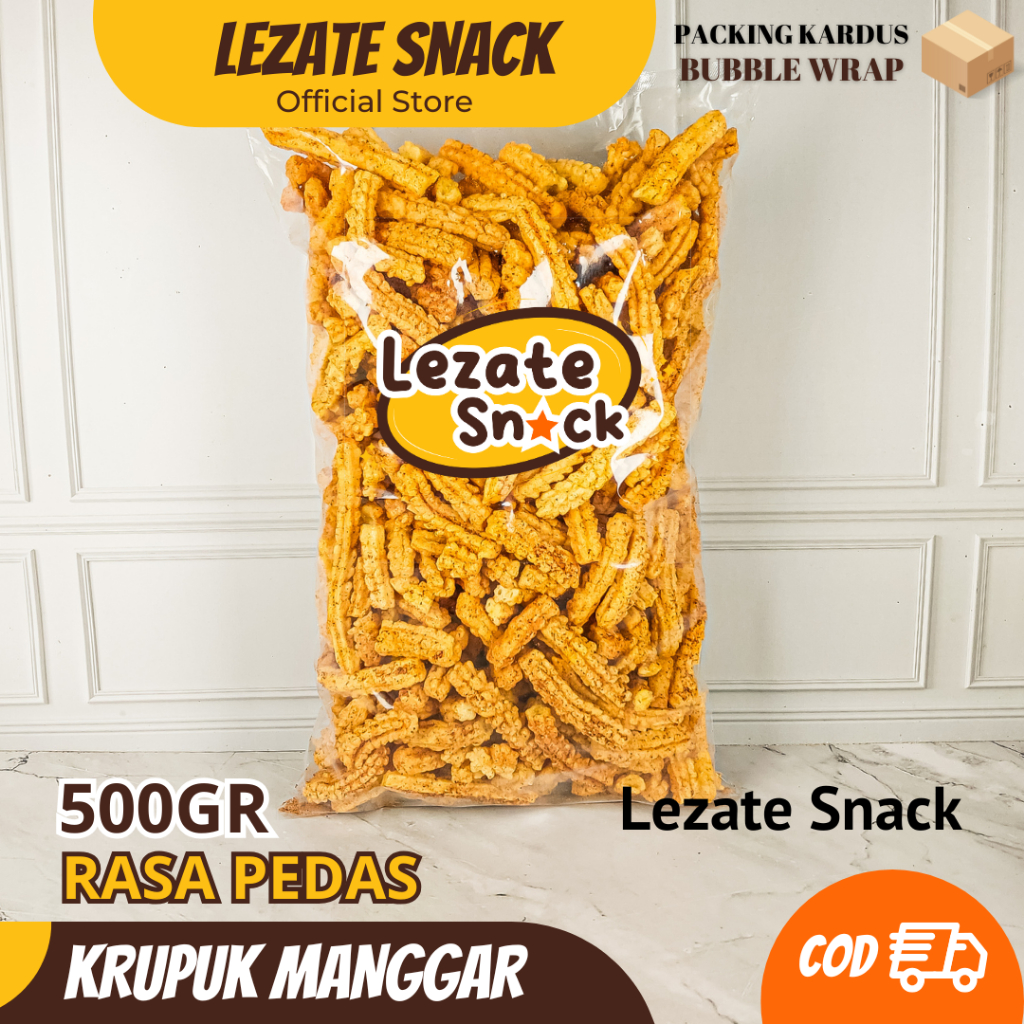 

Kerupuk Akar Kelapa Pedas 500GR Kiloan Murah Enak Gurih / Krupuk Manggar Redas Cabe Jaat / Kerupuk Seblak Kecipir Reggae Lezate Snack SEDAP SNACK