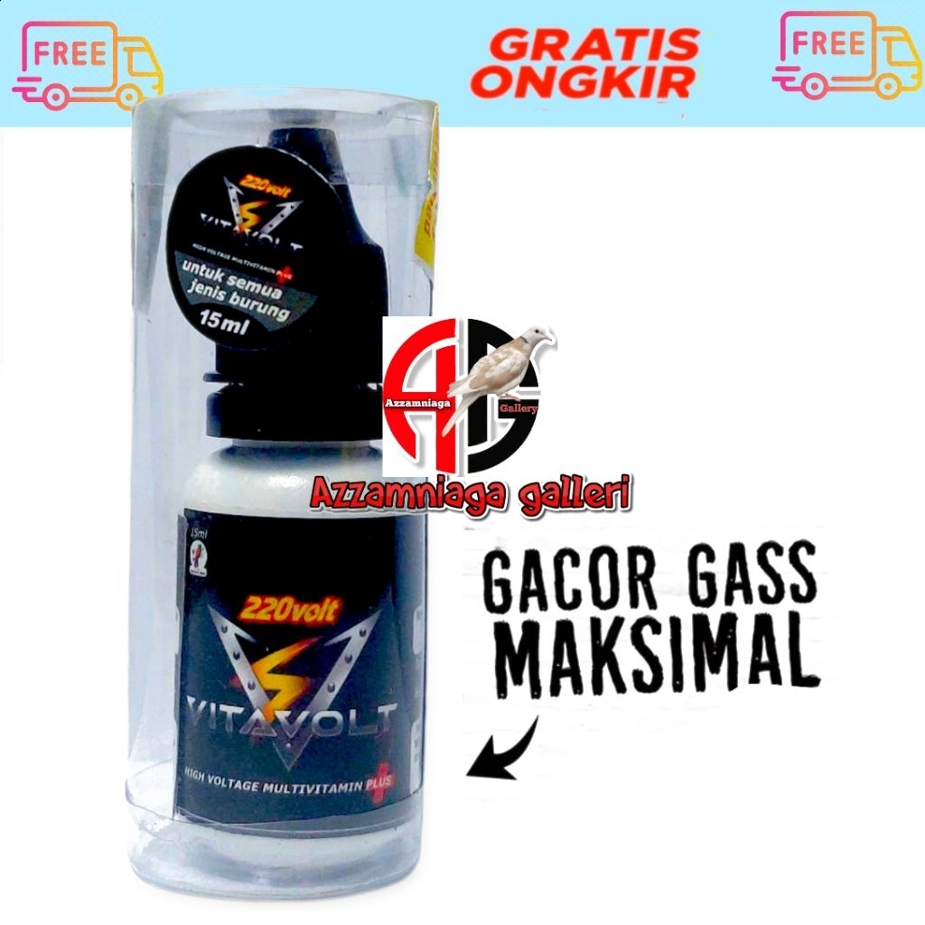 VITAVOLT HITAM 220 VOLT FLASH VITAMIN  VITAVOLT