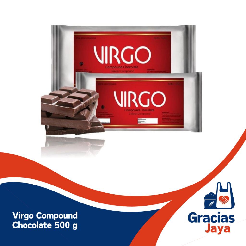 

Coklat Compound DCC Virgo Dark Chocolate 200 Gram