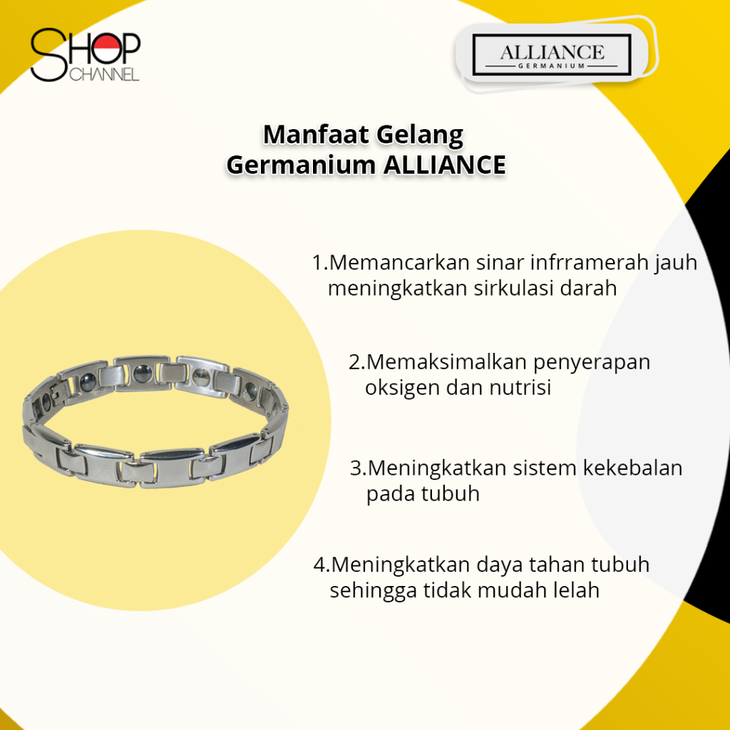 Alliance Gelang Terapi Kesehatan Germanium