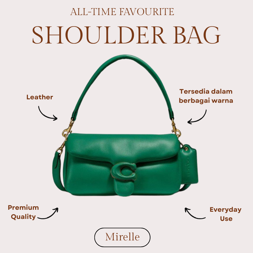 Tas Shoulder Bag Pillow Model Tabby 26 Kulit Selempang Bahu Crossbody Stylish Fashion Timeless Mewah