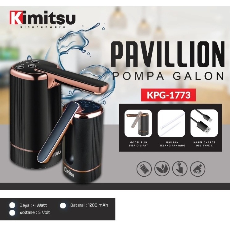 KIMITSU POMPA ELECTRIC LIPAT 3 TOMBOL KPG-1773