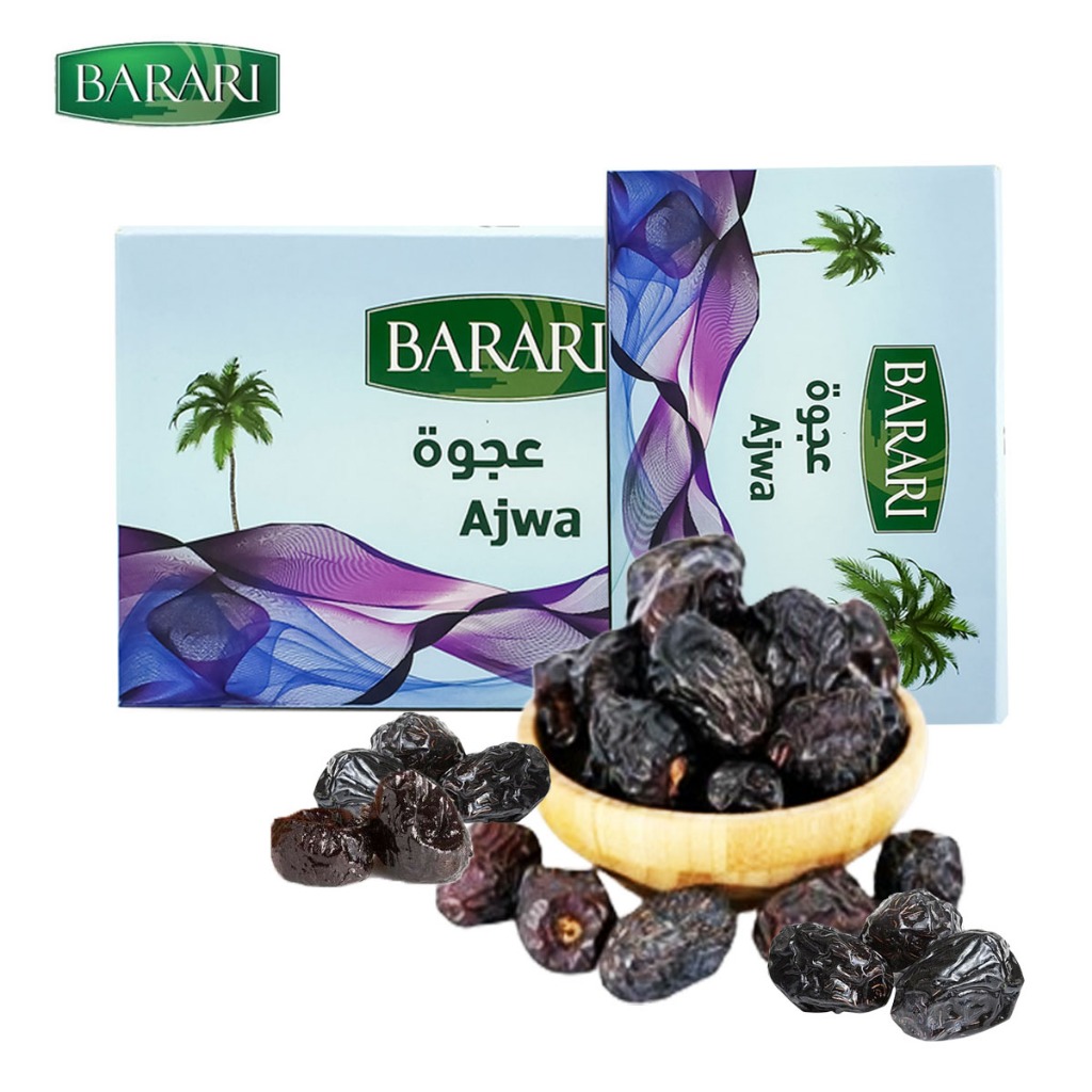 

BARARI Kurma Ajwa 500gr 1kg Kurma Premium Dates Original Kurma Nabi Azwa Hampers Korma Arab Oleh Oleh Haji Umroh