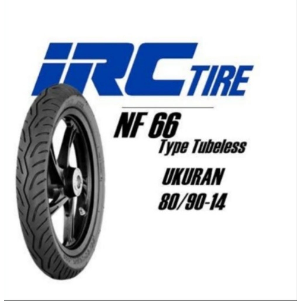Ban luar IRC NF66 80/90-14 NF 66 Tubeless Motor Matic