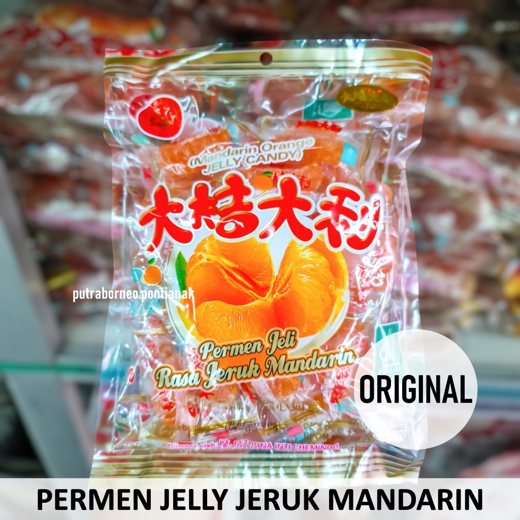 

Permen Jelly Jeruk Mandarin / Permen Jeruk Jelly Buah Buahan