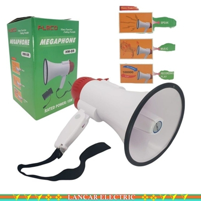 COD TOA MEGAPHONE SEDANG FLECO MULTIFUNGSI FLECO HW-8R TERMURAH / TOA PENGERAS SUARA HW-8R ORIGINAL