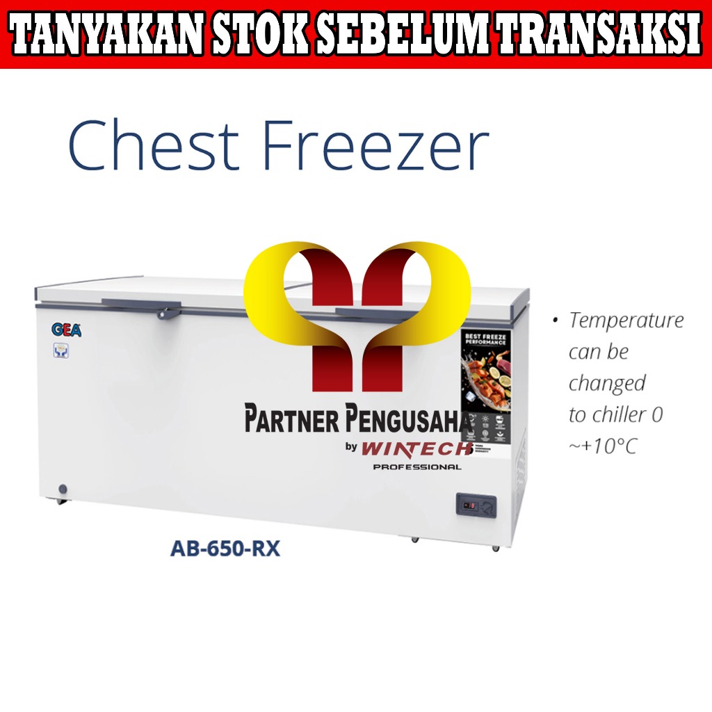 GEA AB-650-RX CHEST FREEZER / FREEZER BOX / BOX PENDINGIN / FREEZER PEMBEKU