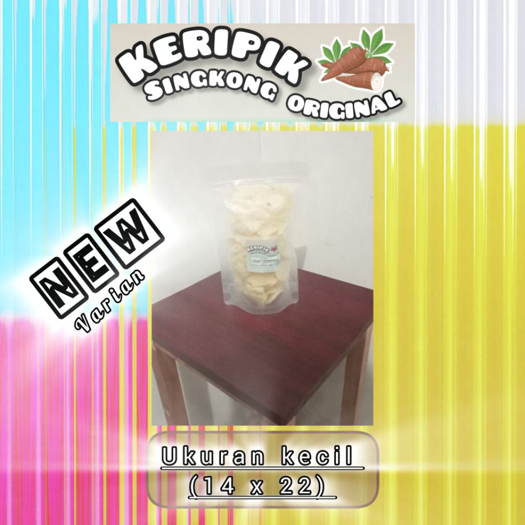 

Keripik / opak singkong original / snack / cemilan