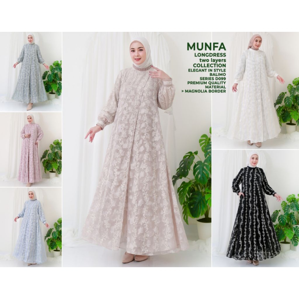 balimo long dress/gamis balimo terbaru best seller