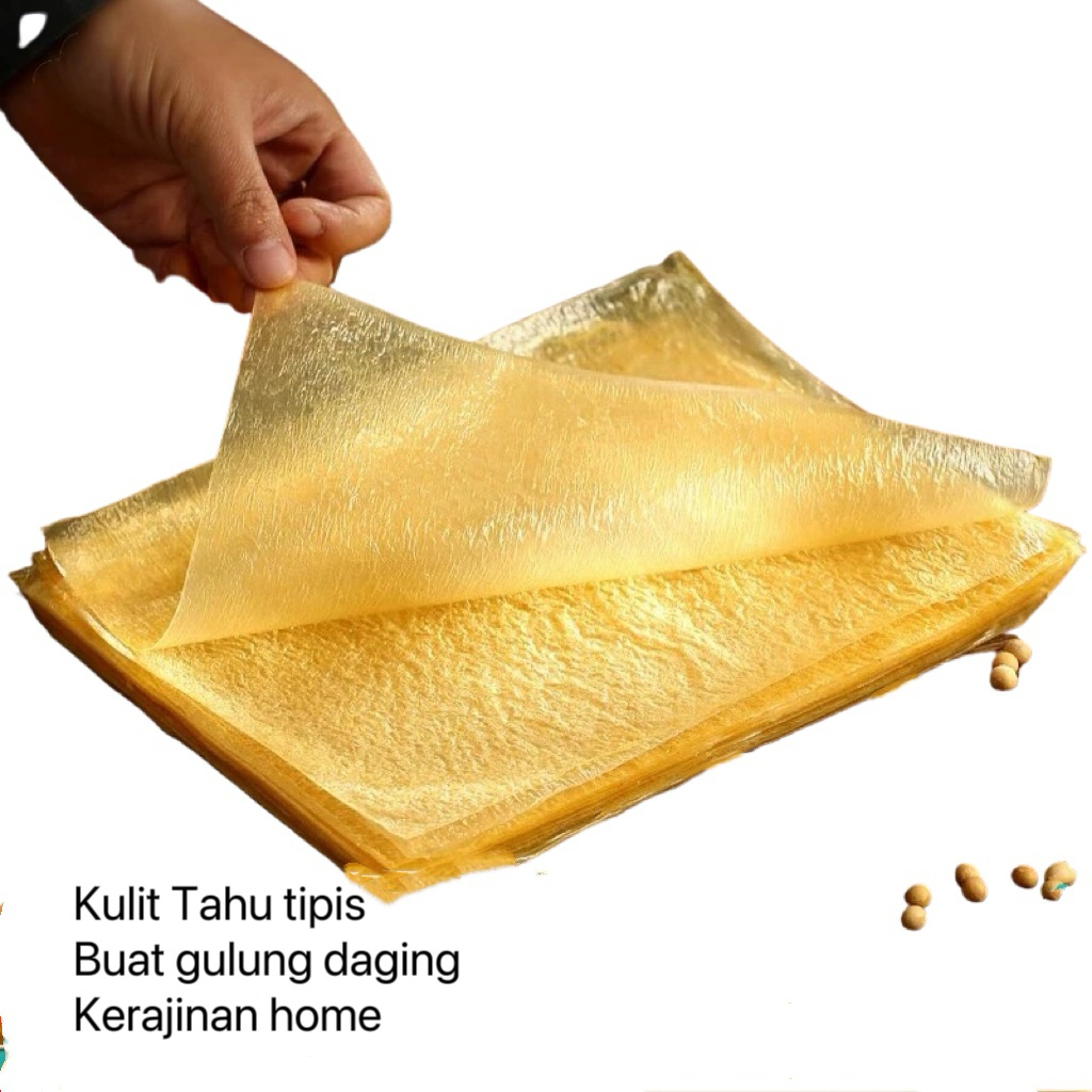 

KULIT TAHU TIPIS PREMIUM 80g TOFU SKIN kulit buat bungkus daging DOU FU PI