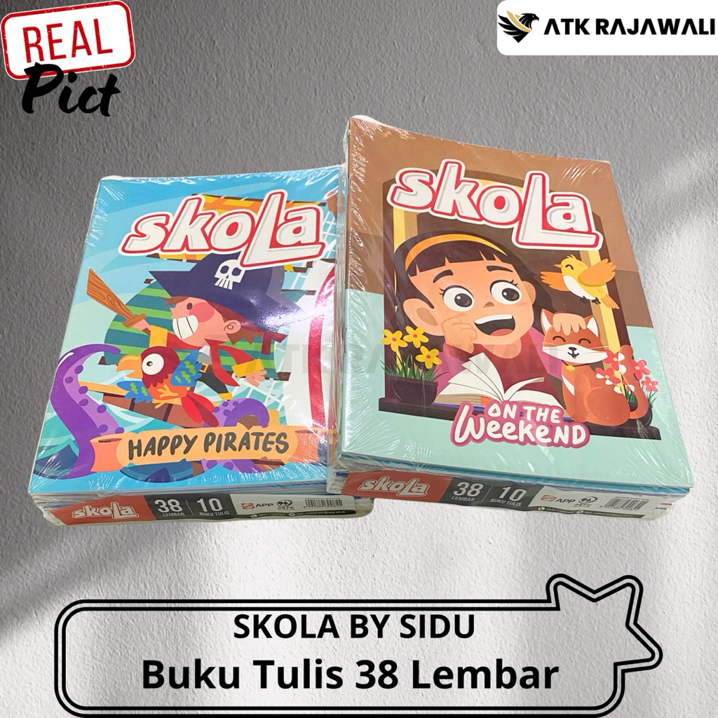 

Buku Tulis SKOLA By SIDU 38 Lembar (10 Pcs/Pack)