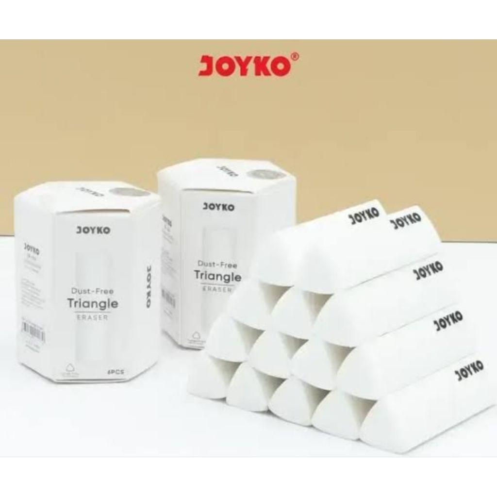 

Joyko Triangle Eraser ER - 156 isi 6 pcs murah berkualitas