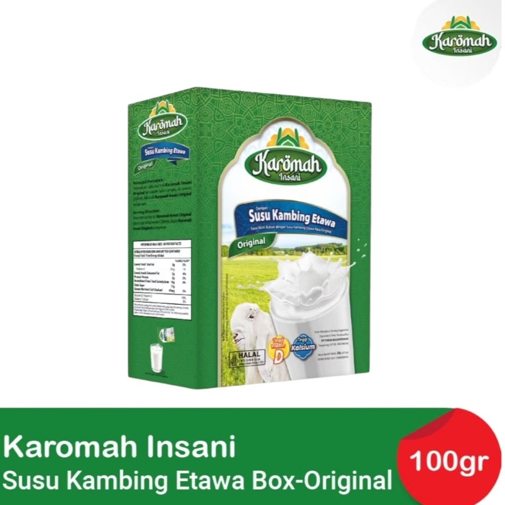 

Karomah Insani Susu Kambing Etawa Original & Madu Box isi 5pcs