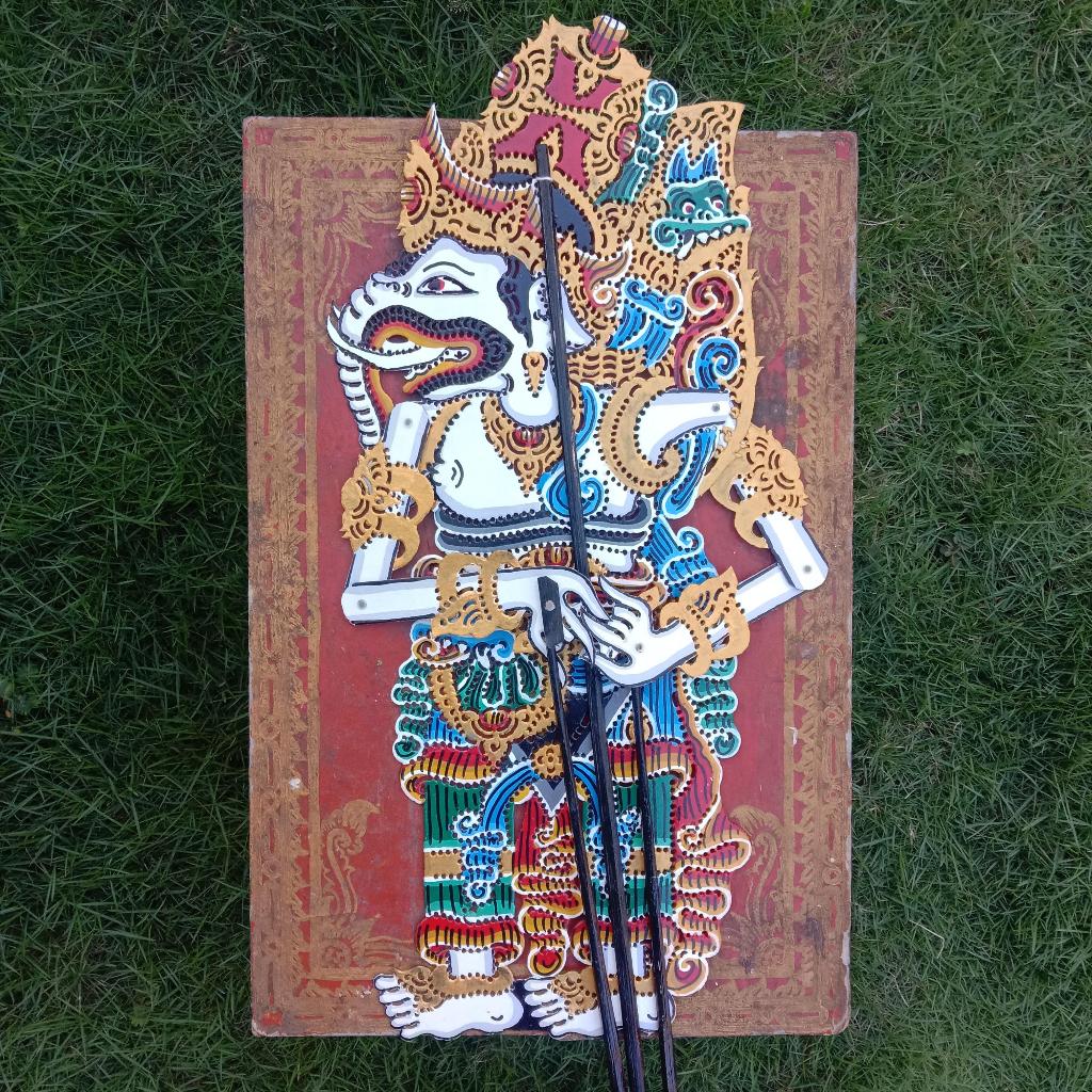 Wayang Kertas Karton Bhatara Gana / Ganesha Bali