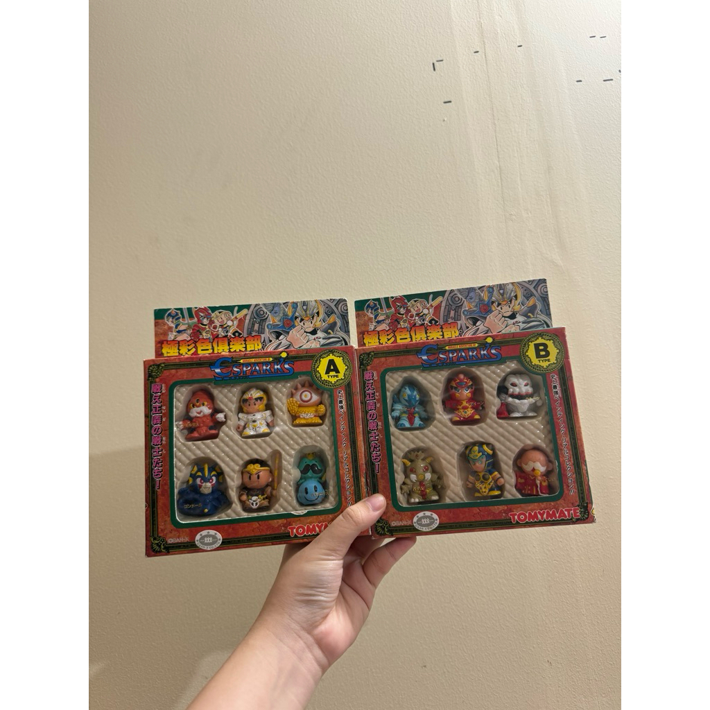 TOMY MATE ESPARKS Extreme Coloring Gokusaiiro Club A B Set Original Japan Action Figure