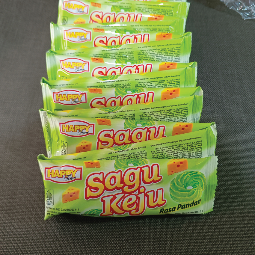 

**Happy Time Sagu Keju Rasa Pandan – Renyah, Wangi, dan Bikin Nagih!**