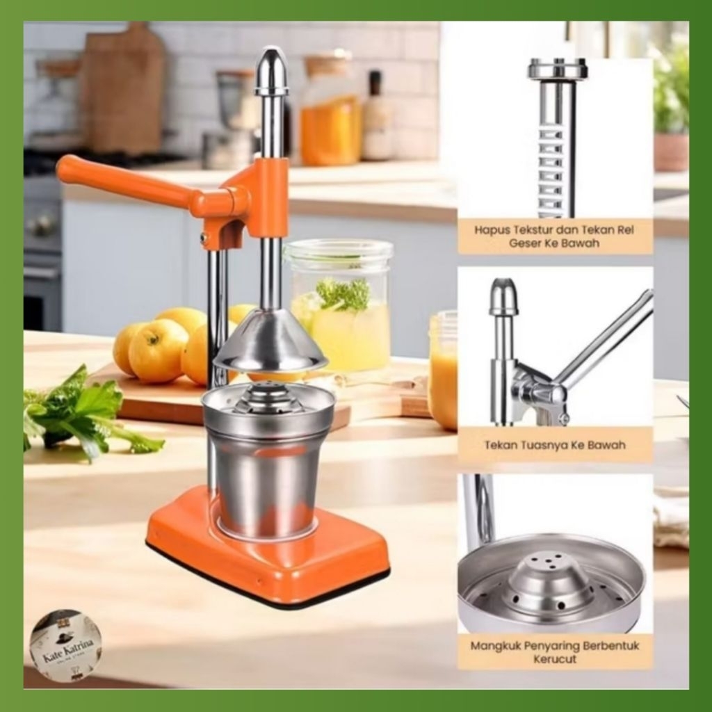 Alat Pemeras Jeruk Manual Stainless Press Hand Juicer