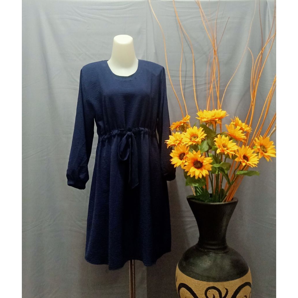 Tunik Crinkle Terbaru Kekinian || Tunik Remaja Bahan Crinkle Terbaru