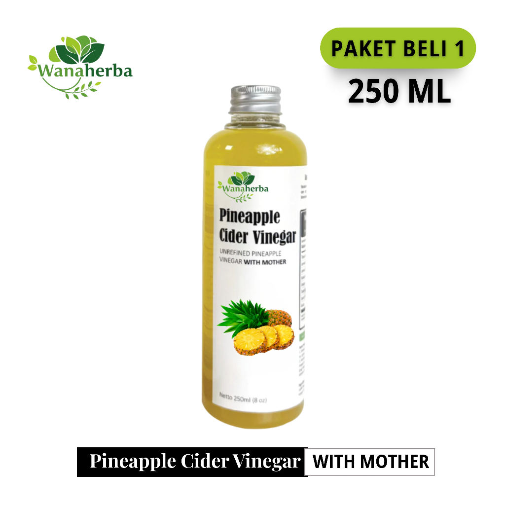 

Wanaherba Cuka Nanas With Mother 250 ML