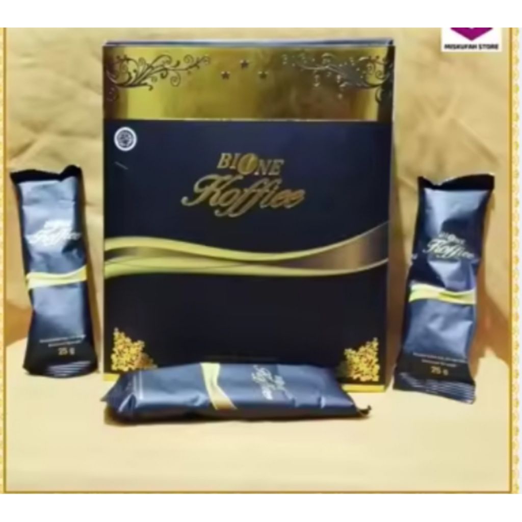 

BIONE COFFEE KOPI KESEHATAN 1 BOX ISI 11 SACHET 25 GRAM ORIGINAL
