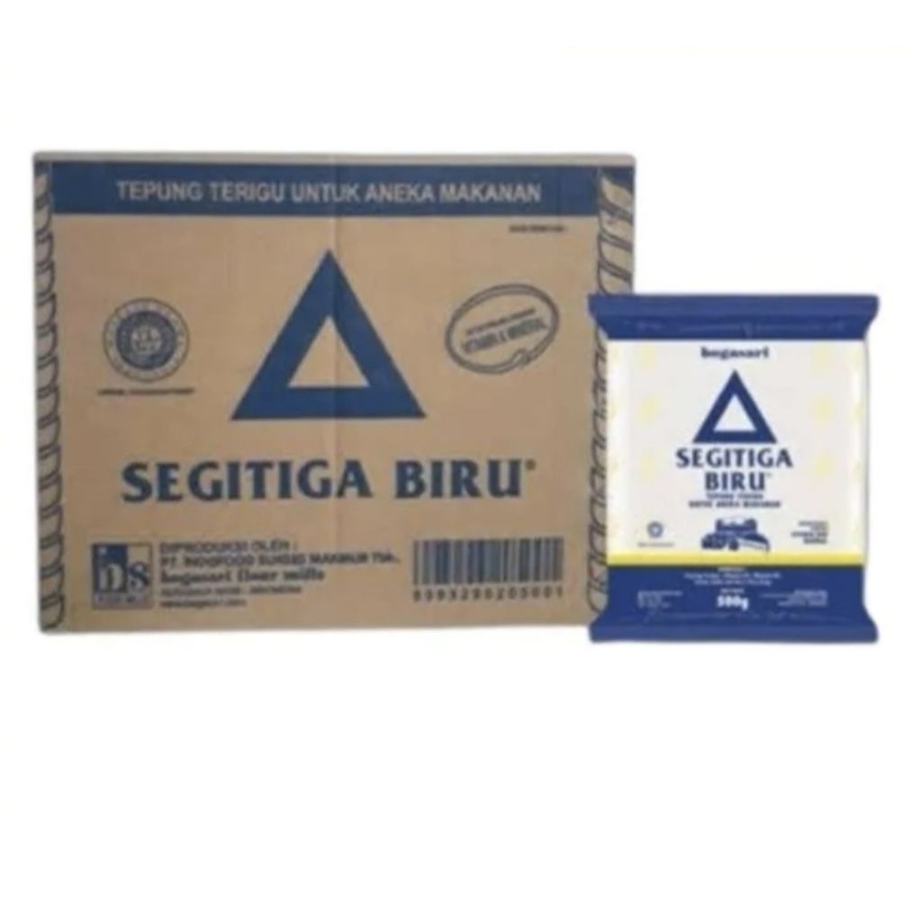 

tepung segitiga biru 500gram isi 20pcs / 1000gram isi 12pcs