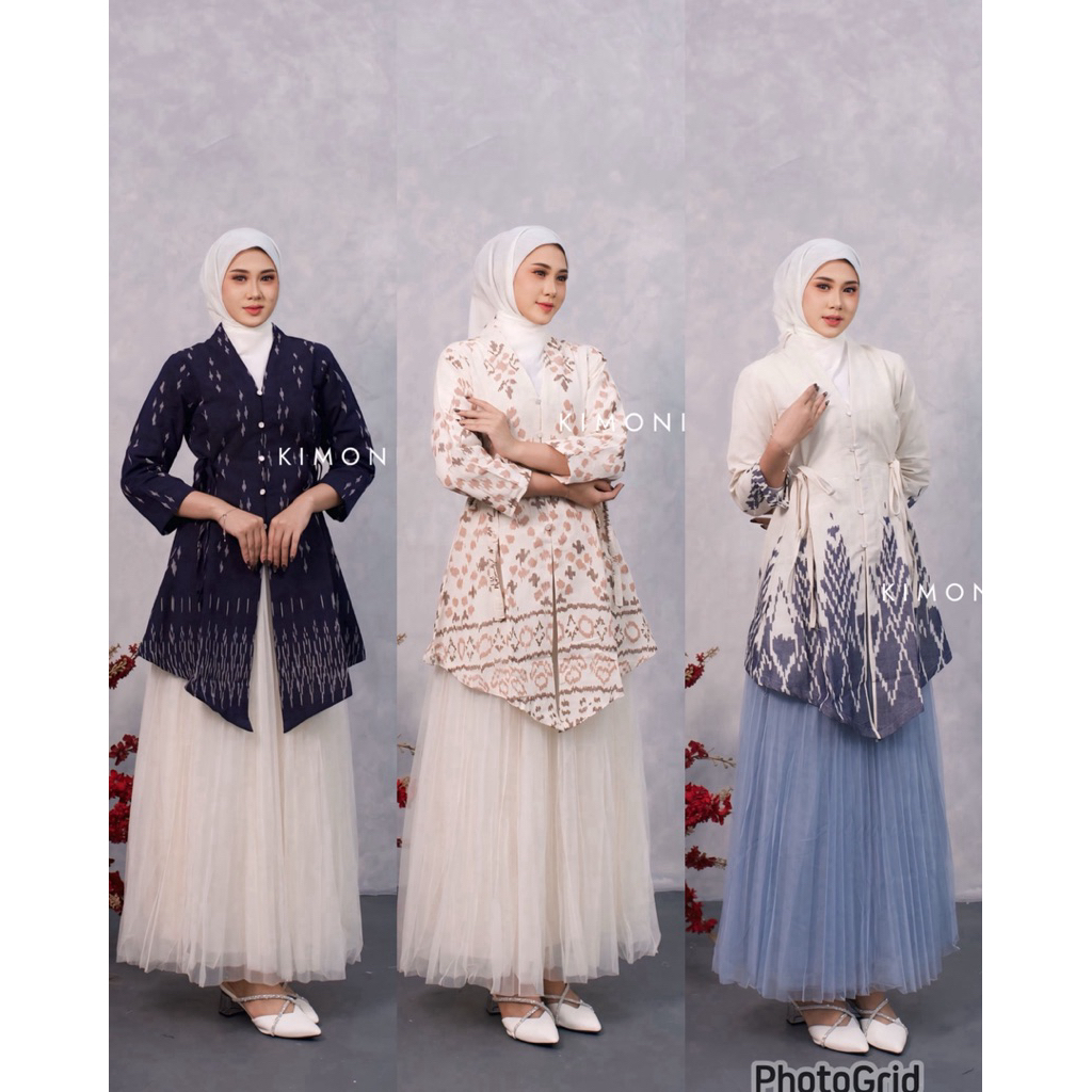 KIMONIK ATASAN TENUN TIRANI BLOUSE