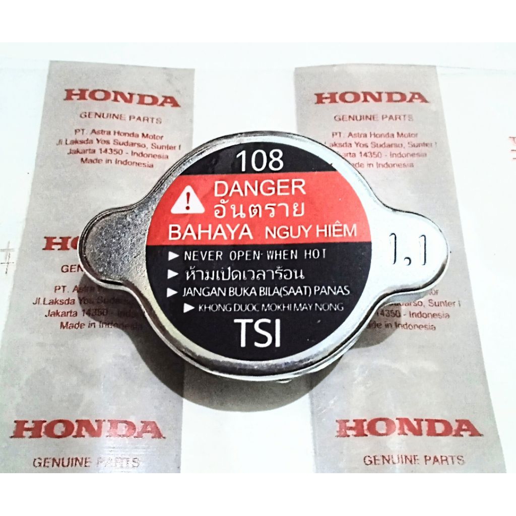 tutup air radiator. cap comp radiator K 15 honda CB 150R.CB 150X.CB 150 STREET FIRE
