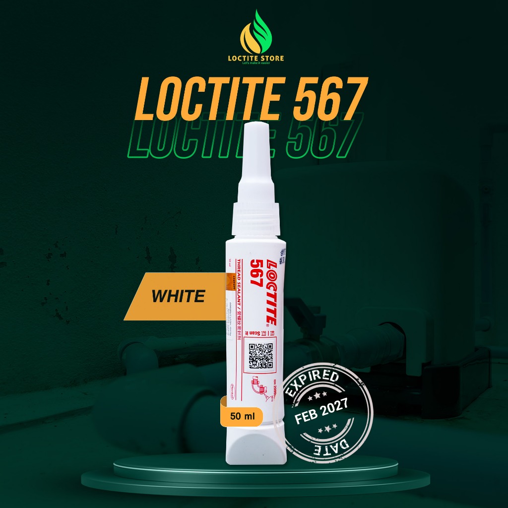 SEALANT ANTI BOCOR UNTUK PIPA GAS DAN CAIRAN LOCTITE 567 50ML