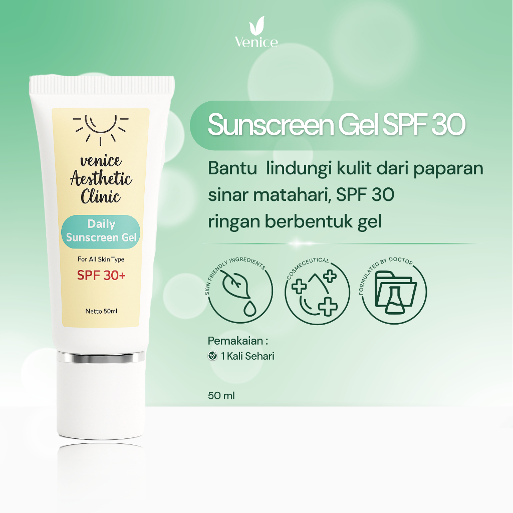 VENICE - GEL TABIR SURYA SPF 30