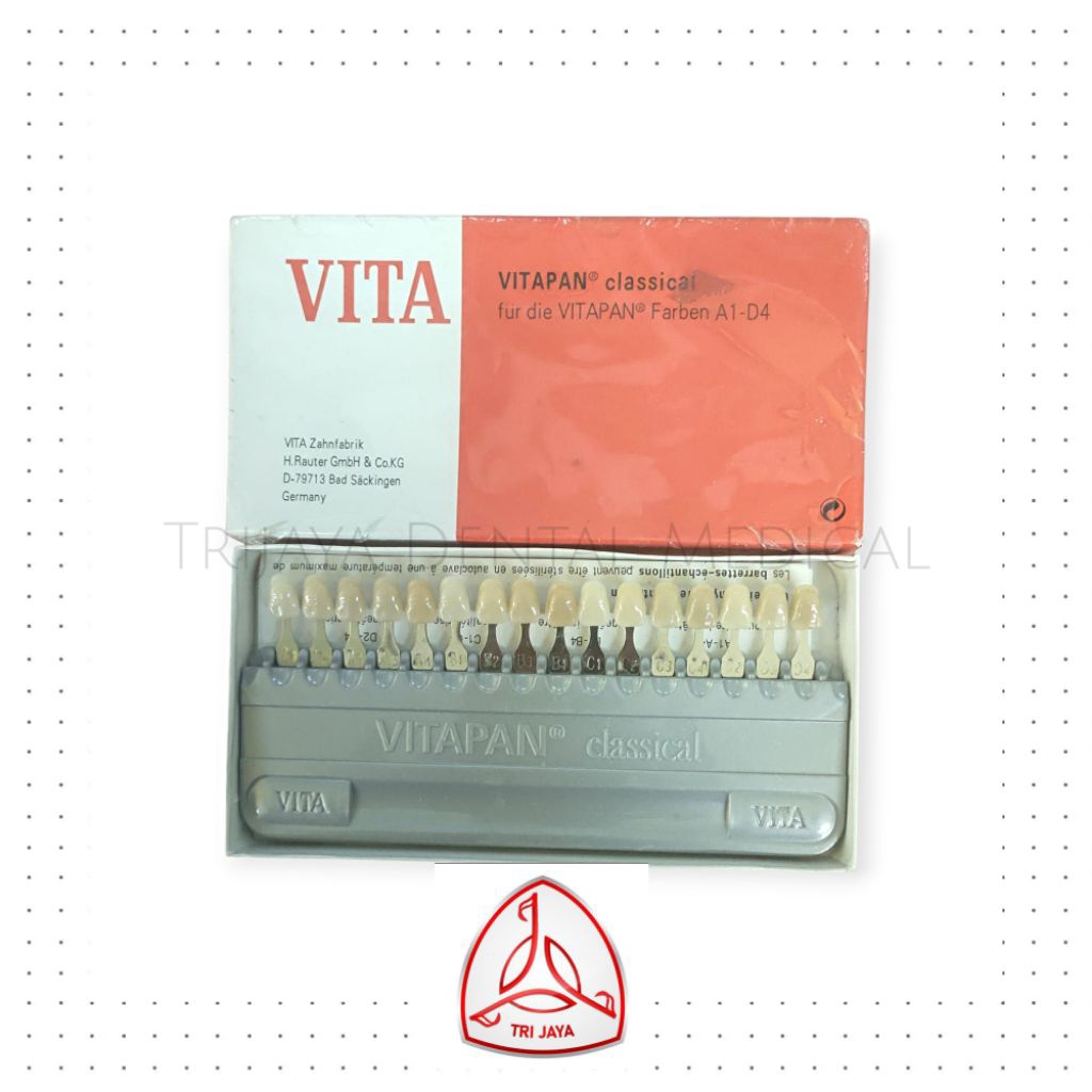 Trijaya Dental Medical Shade Guide Vita/ Contoh Warna Gigi